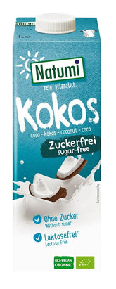 Coconut drink contains no organic sugar 1000 ml - NATUMI